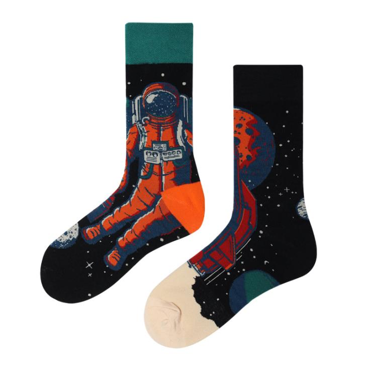 Mens Art Series' Scream Single Sock  |  Underwear & Socks Clothing Mens