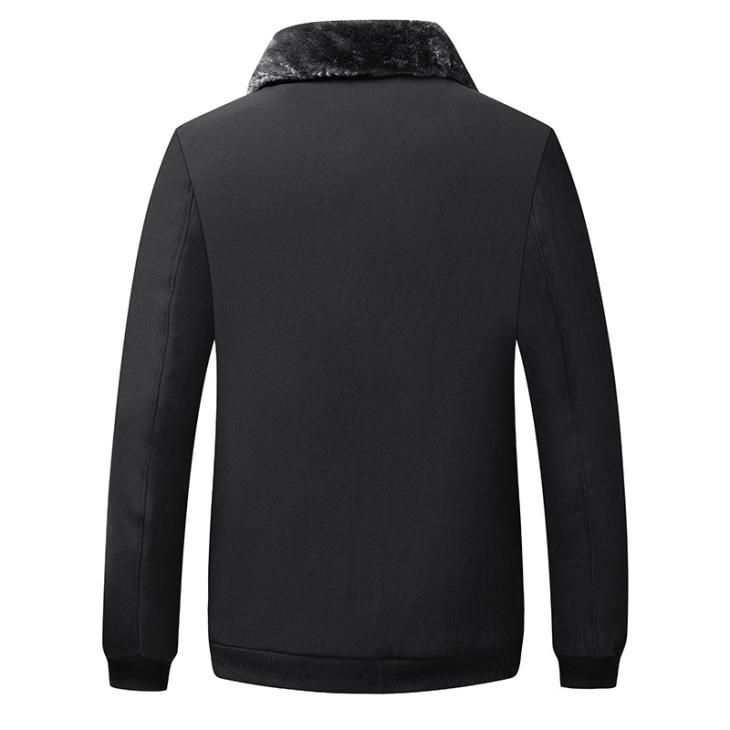 Mens Borg Collar Faux Suede Jacket  |  Coats & Jackets Clothing Black