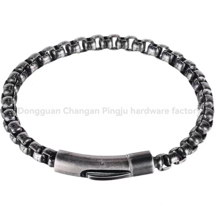 Mens Box Chain Bracelet  |  Jewellery Accessories Jewellery