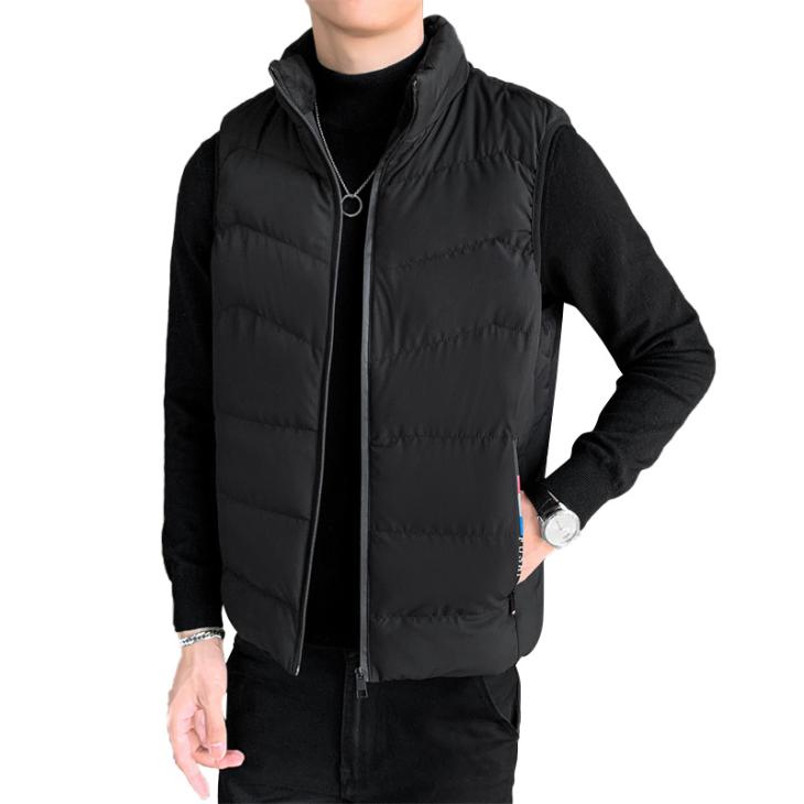 Mens Chevron Padded Vest  |  Coats & Jackets Clothing Black