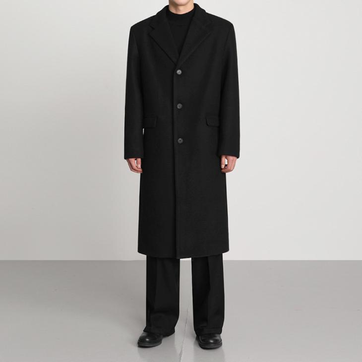 Mens Classic Wool Blend Overcoat  |  Coats & Jackets Clothing Coats & Jackets