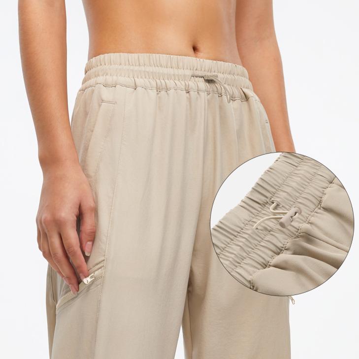 Mens Elasticated Cuff Draw Cord Pant  |  Pants Clothing Mens