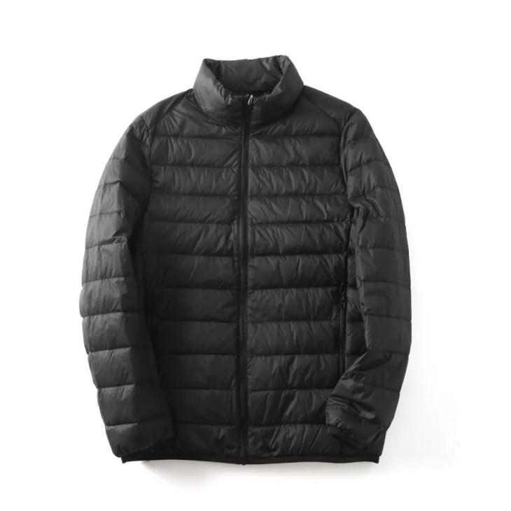 Mens Funnel Neck Puffer Jacket  |  Coats & Jackets Clothing Charcoal