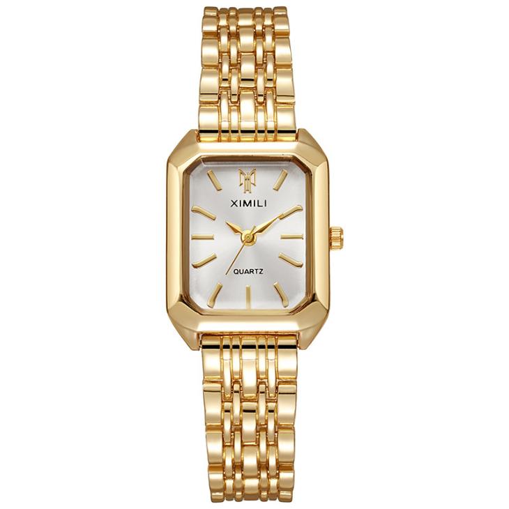 Mens Gold Tone Analogue Watch  |  Watches Accessories Mens