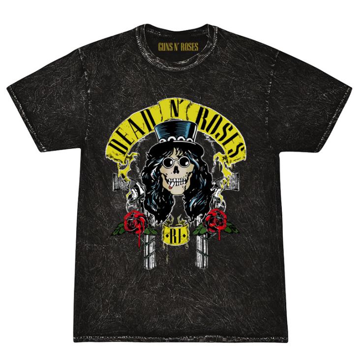 Mens Guns N' Roses Graphic T-Shirt  |  Tops & T-Shirts Clothing Gray