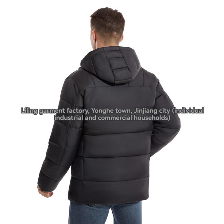 Mens Hooded Sports Puffr Jacket  |  Coats & Jackets Clothing Coats & Jackets