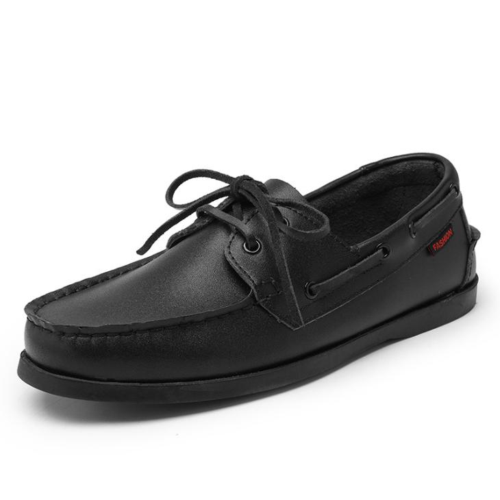 Mens Leather Boat Shoes  |  Boots Boots Boots