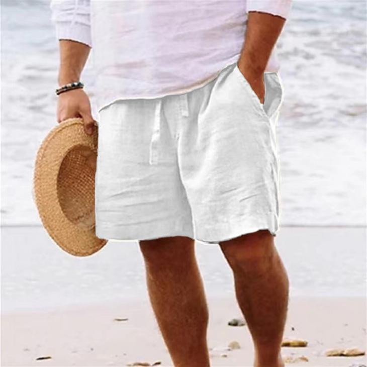 Mens Linen Shorts  |  Trousers & Shorts Clothing Mens