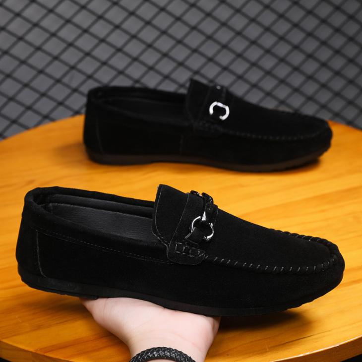 Mens Loafer With Embroidered Detail  |  Dress Shoes Dress Shoes Dress Shoes