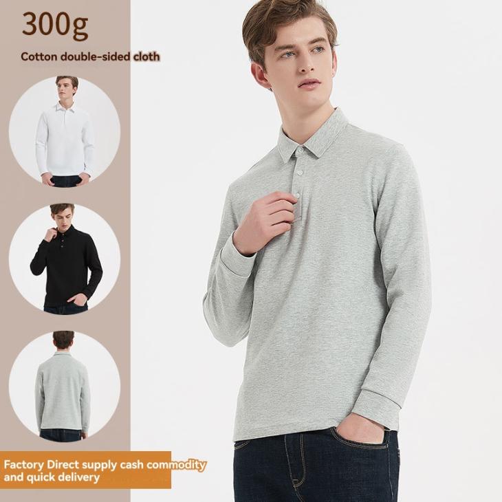 Mens Long Sleeve Knitted Polo  |  Tops & T-Shirts Clothing Mens