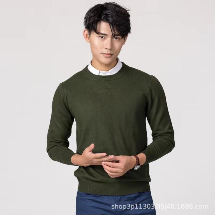 Mens Merino Crew Neck Sweater  |  Knitwear Clothing Knitwear