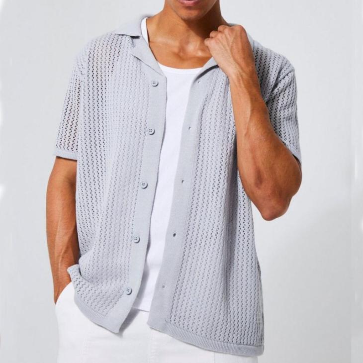 Mens Nalo Knitted Polo  |  Polos Clothing Mens