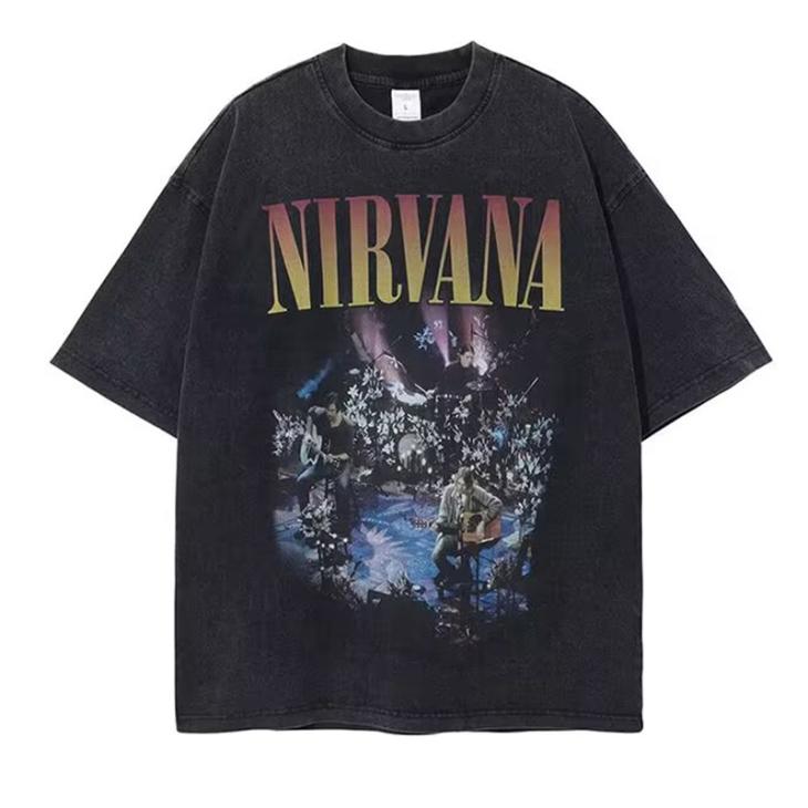 Mens Nirvana Unplugged T-Shirt  |  Tops & T-Shirts Clothing Ivory