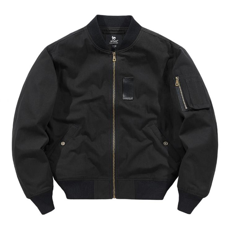 Mens Nylon Zipped Bomber Jacket  |  Coats & Jackets Clothing Coats & Jackets