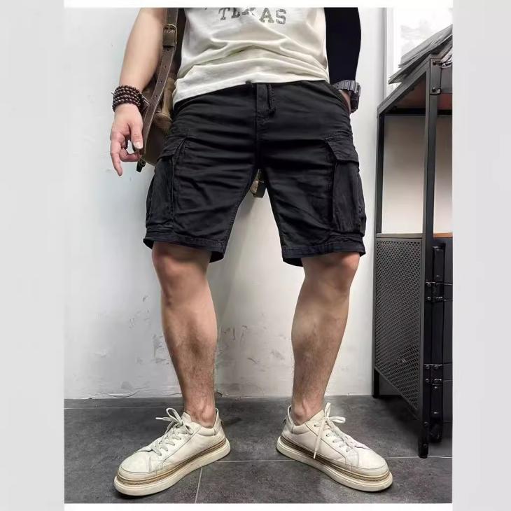 Mens Pull On Cargo Shorts  |  Trousers & Shorts Clothing Mens