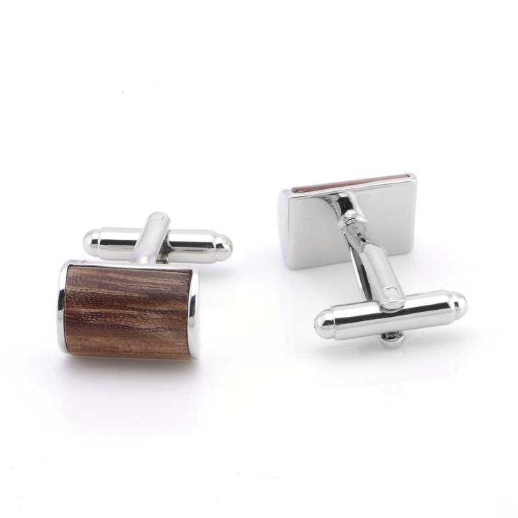 Mens Rectangle Pleated Cufflink  |  Jewellery Accessories Jewellery