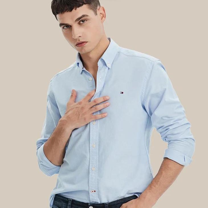 Mens Regular Fit Poplin Shirt  |  Shirts Clothing Mens