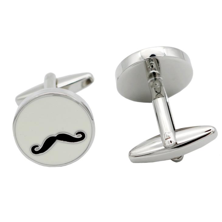 Mens Rhodium Plated Oval Patterned Cufflinks  |  Jewellery Accessories Jewellery