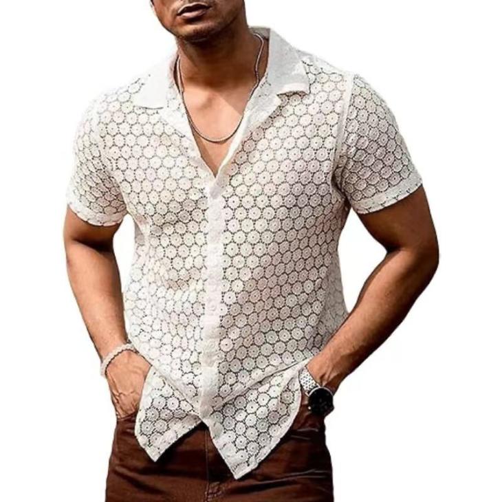 Mens Short Sleeve Printed Shirt  |  Shirts Clothing Mens