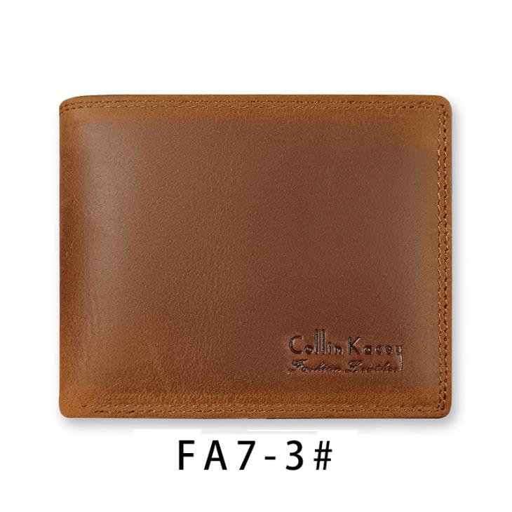 Mens Smooth Leather Bifold Wallet  |  Wallets Accessories Mens