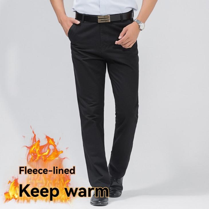 Mens Straight Leg Stretch Chinos  |  Pants Clothing Black