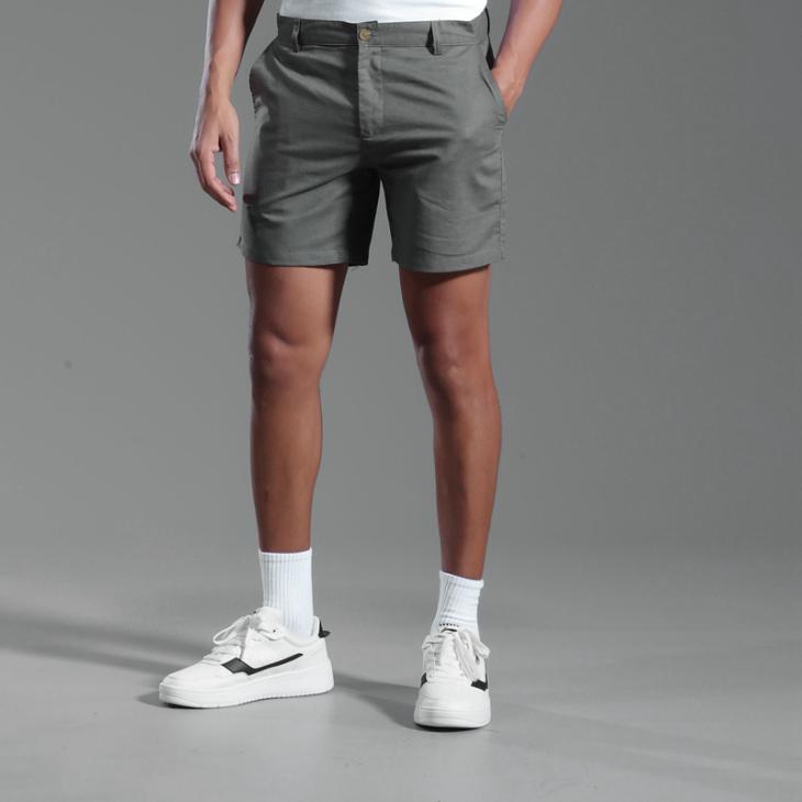 Mens Stretch Cotton Twill Chino Short  |  Trousers & Shorts Clothing Mens