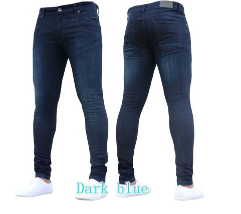 Mens Stretch Skinny Jeans  |  Jeans & Denim Clothing Dark Blue