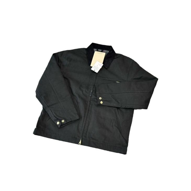 Mens The Stronghold Corduroy Collar Jacket  |  Coats & Jackets Clothing Black