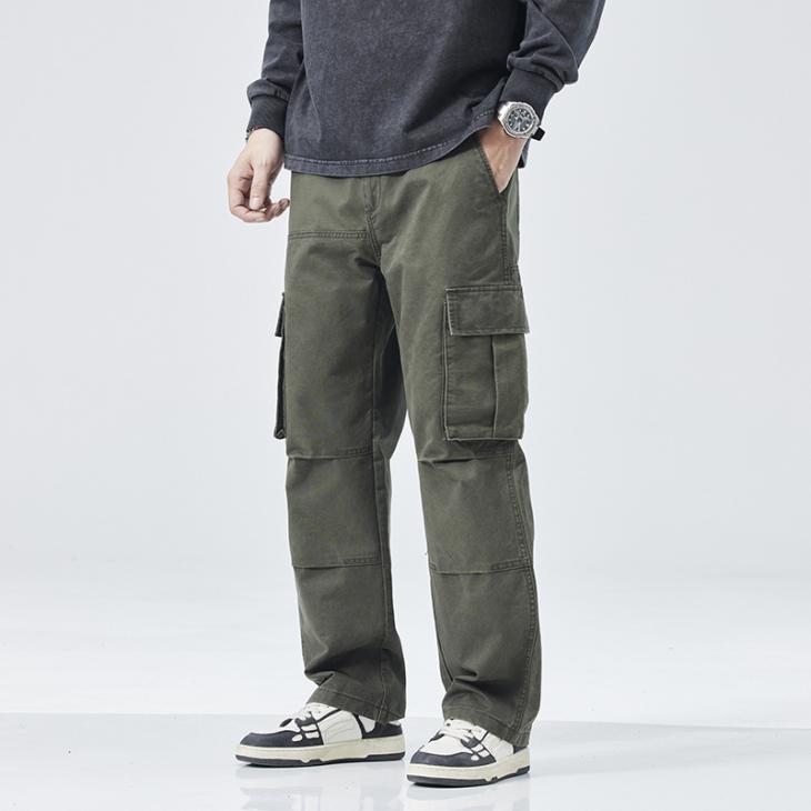 Mens Washed Cargo Trousers  |  Trousers & Shorts Clothing Mens