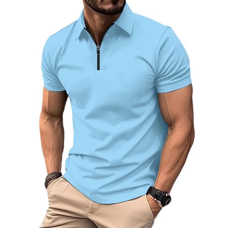 Mens Zip Polo  |  Tops & T-Shirts Clothing Mens