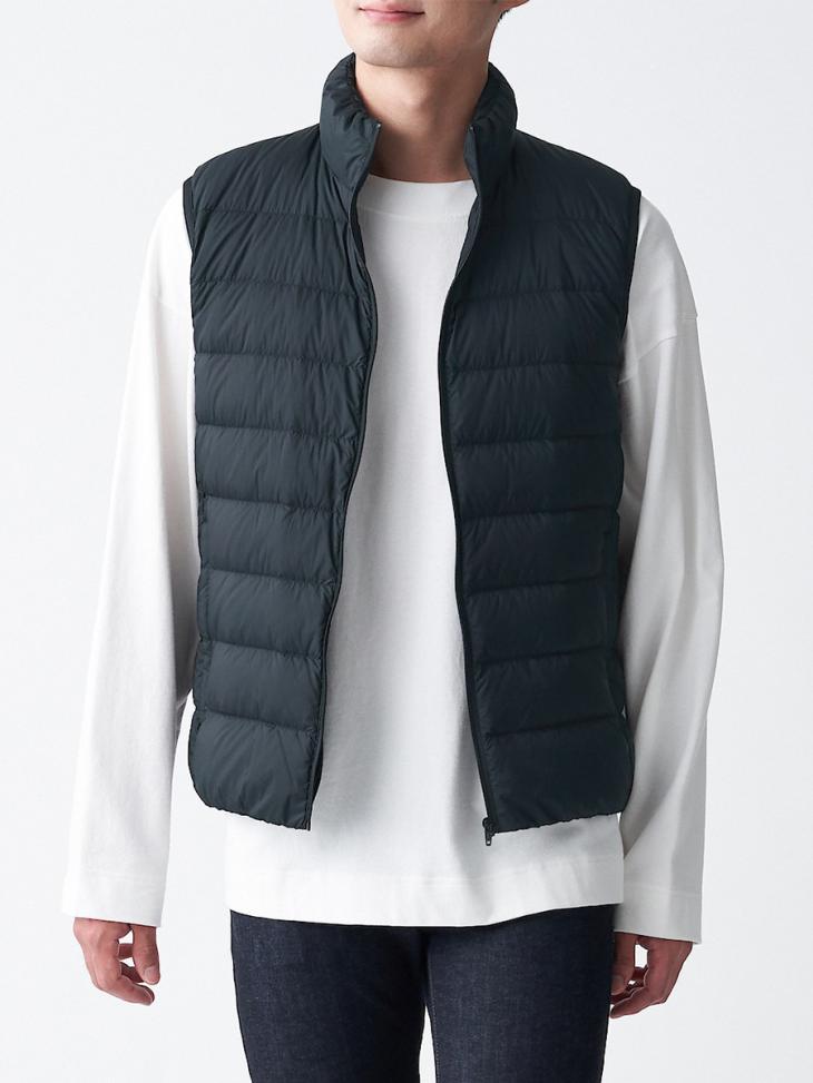 Mens Zip Puffer Vest  |  Coats & Jackets Clothing Black