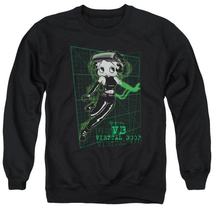 Womens Beetlejuice Character Sweatshirt  |  Hoodies & Sweatshirts Clothing Black