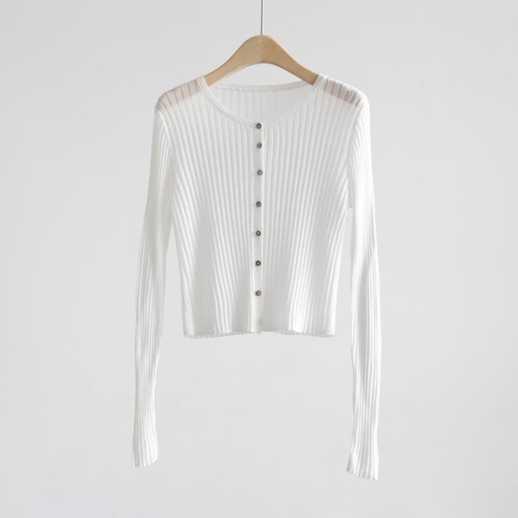 Womens Button Front Knit  |  Knitwear Clothing Knitwear