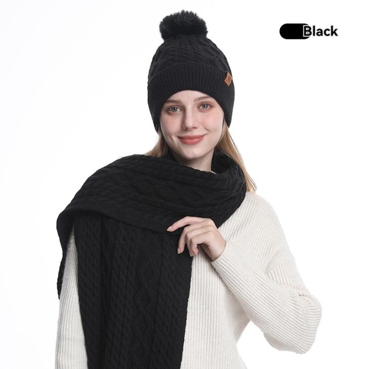 Womens Cable Knit Scarf  |  Hats, Gloves & Scarves Accessories Gray