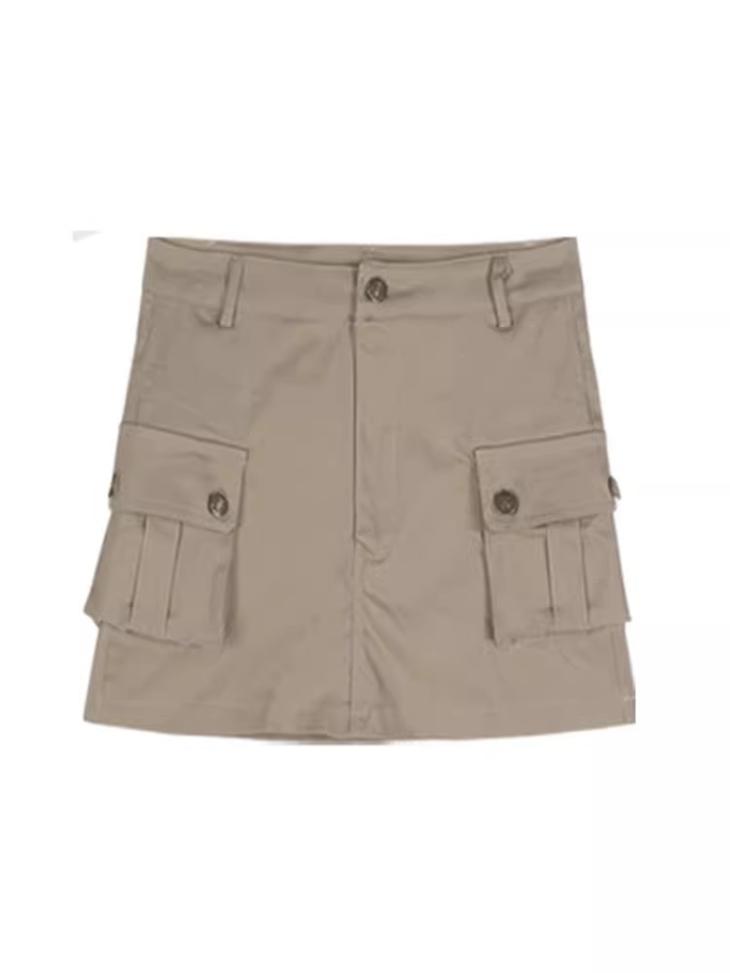 Womens Cargo Wrap Skirt  |  Skirts Clothing Skirts