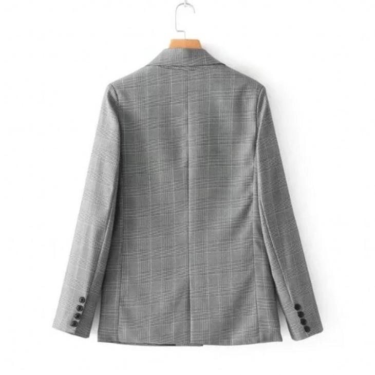 Womens Check Boyfriend Blazer  |  Coats & Jackets Clothing Coats & Jackets