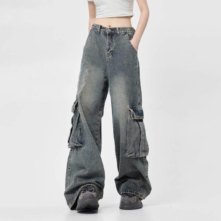 Womens Denim Cargo Jeans  |  Jeans & Denim Clothing Jeans & Denim