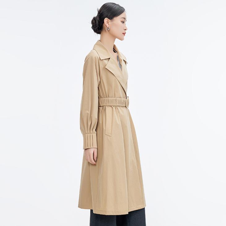 Womens Double Breasted Trench Coat  |  Coats & Jackets Clothing Camel