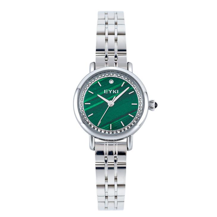 Womens Easy Shape Green Dial Two Tone Bracelet Watch  |  Watches Accessories Watches