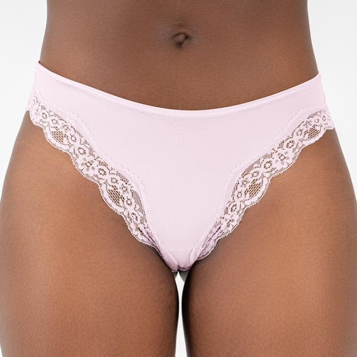 Womens Fits Everybody Lace Dipped Thong  |  Lingerie Clothing Lingerie