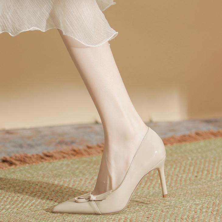 Womens High Heeled Pump With Side Bow  |  High Heels & Pumps High Heels & Pumps High Heels & Pumps