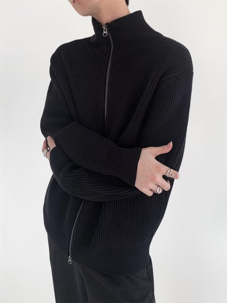 Womens Hnck Zip Through Ld44  |  Knitwear Clothing Knitwear