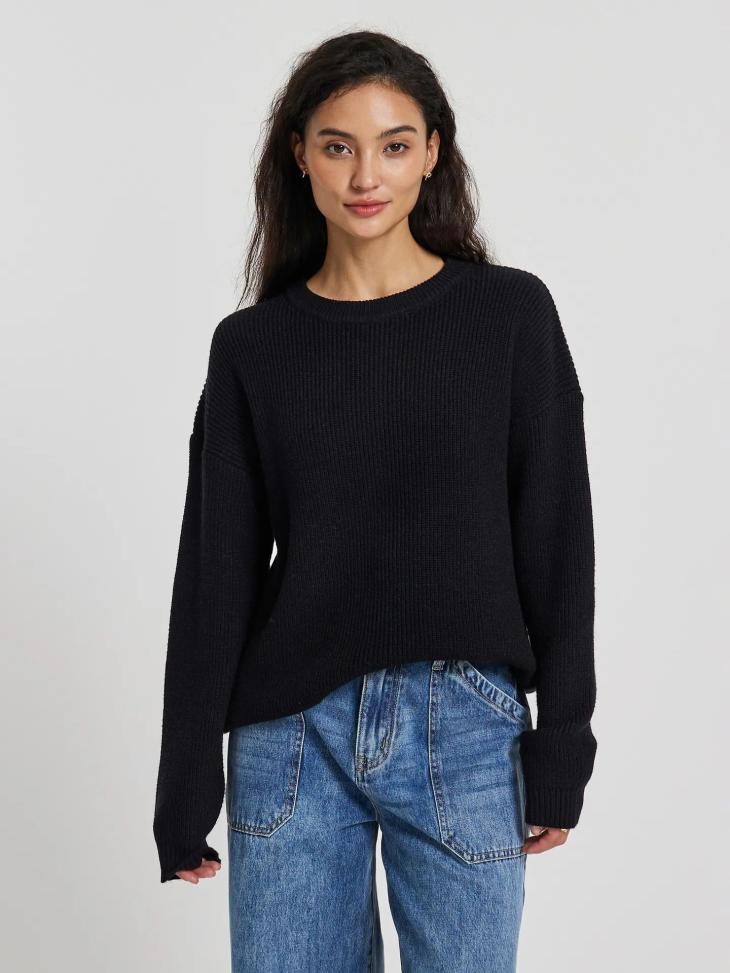 Womens Knit Crew  |  Knitwear Clothing Knitwear