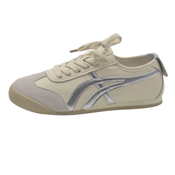 Womens Lace-Up Low Tops  |  Sneakers Shoes Silver