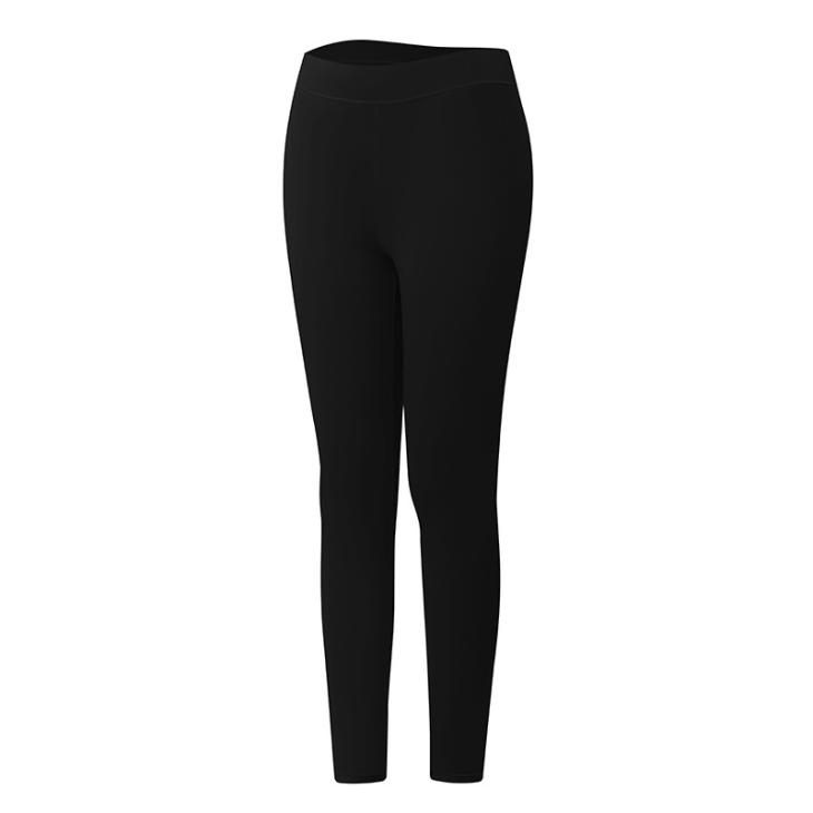 Womens Lightweight Velvet Plush Lined Leggings  |  Pants Clothing Black