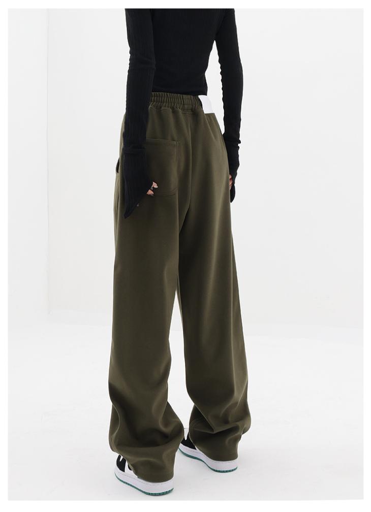 Womens Linen Blend Wide Leg Trousers  |  Trousers & Shorts Clothing Trousers & Shorts