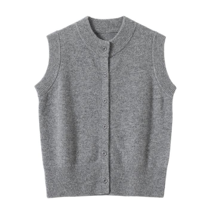 Womens Macie Sleeveless Cardigan  |  Knitwear Clothing Knitwear