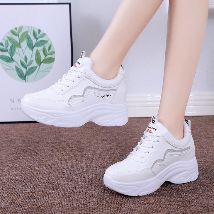 Womens Metal Trim Wedge Sneakers  |  Sneakers Shoes Sneakers