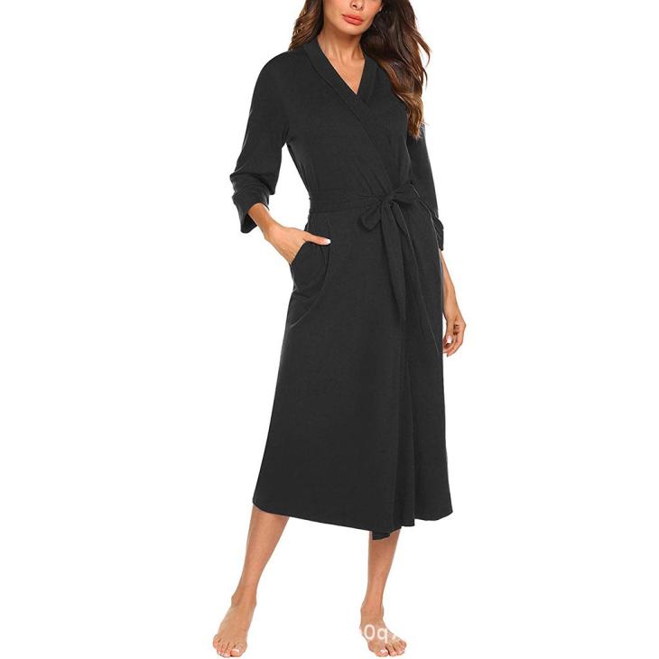 Womens Modal Soft Maxi Robe  |  Sleepwear Clothing Sleepwear