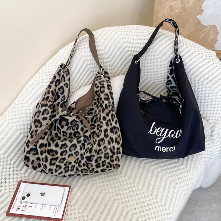 Womens Oversized Leopard Sling Bag  |  Bags Accessories Bags